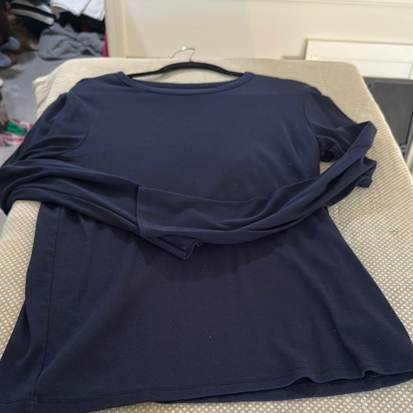 GAP Blue Long Sleeve Tee Classic Crew - Picture 1 of 5